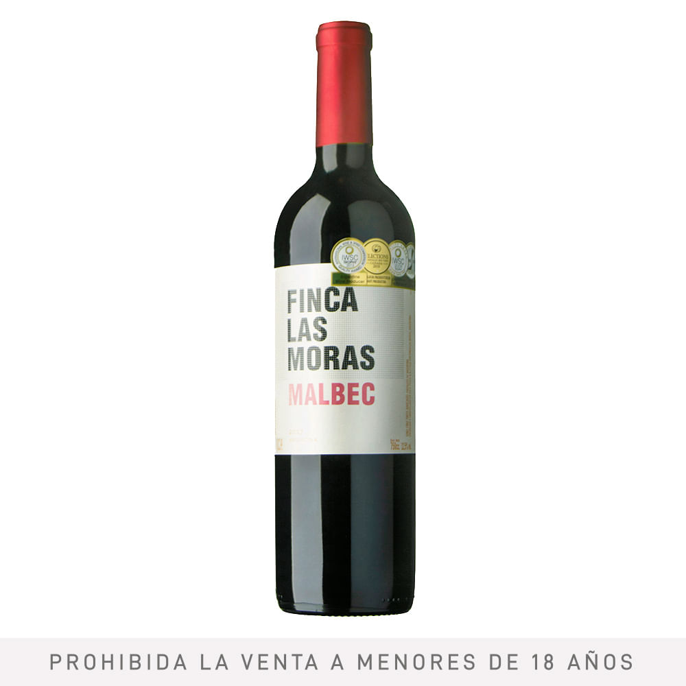 Vino Fino Malbec Las Moras 750 Ml